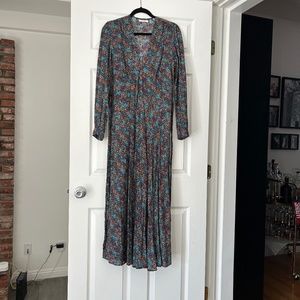 Doen Charleston Dress in Navy Ladybird Floral